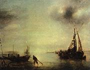 Jan van de Cappelle Becalmed Sweden oil painting reproduction